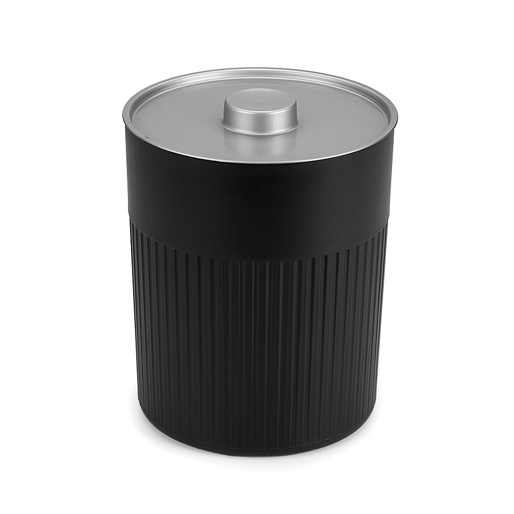 LIXEIRA Preto Tampa Prata